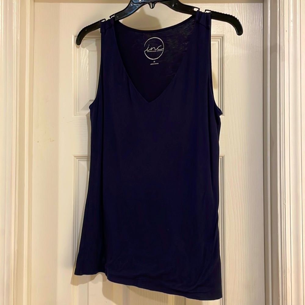 INC Navy Blue Tank